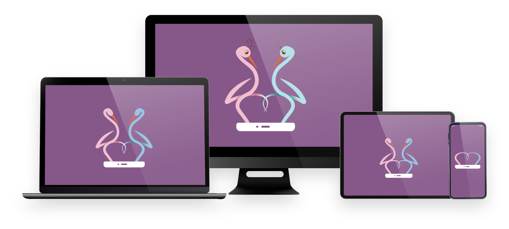 Dedicated platform across multiple devices such as computer, laptop, tablet, and mobile