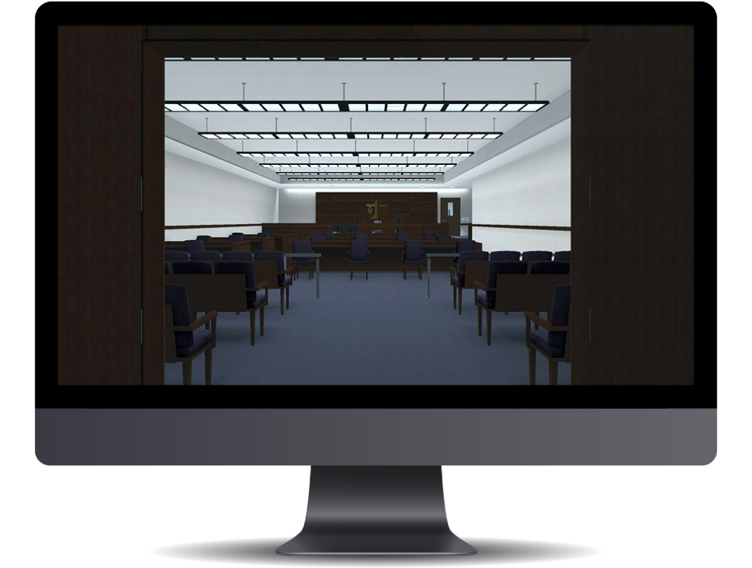 Showing how the themed website may look on a iMac computer