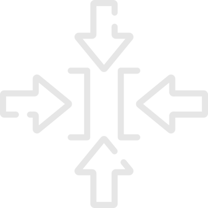 Arrows converging to a centre point, representing early AI technical constraints
